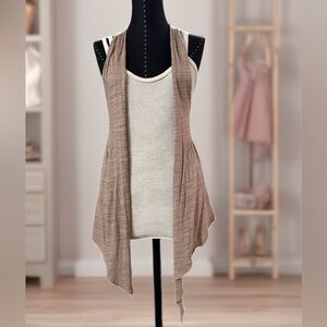 Love on a Hanger Taupe Knit Vest